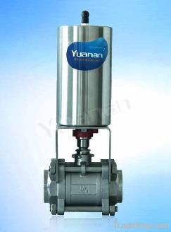 sanitary pneumatic ball valve