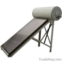 Flat-plate solar water heater