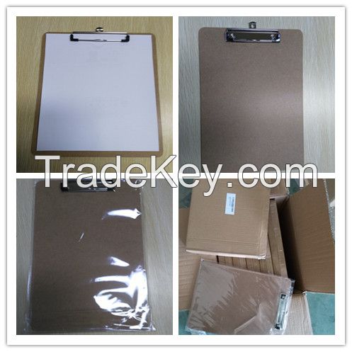 Letter Size MDF Clipboard with Low Profile Clip and Rounded Corners, Fiberboard MDF Hardboard Great for Schools, Office or Silent Auctions