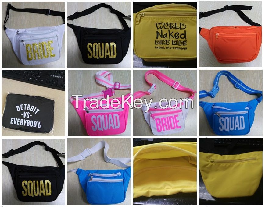 Colorful Sport waist bag, running belt waist bag fanny pack