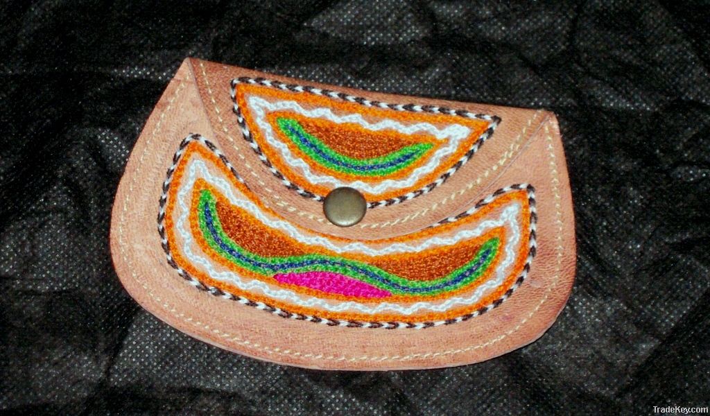 leather coin purse