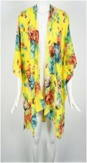 Kimono | Floral | Chiffon Woven