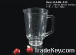 1.5L blender jar/cup, see-through glass material A20