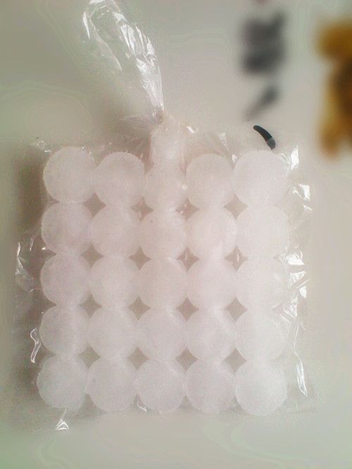 LDPE disposable ice cube bag