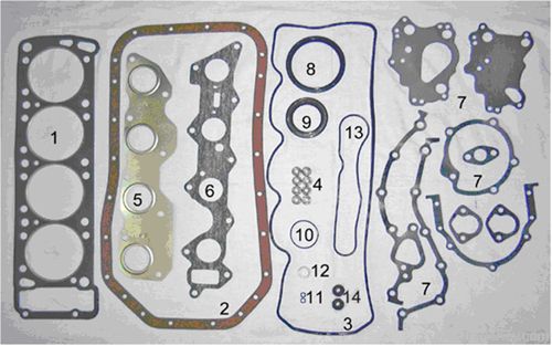 Mitsubishi engine 4G54 cylinder head gasket kit