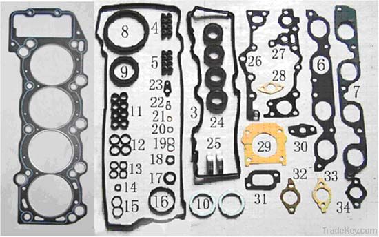 Engine parts of Toyota 2TZFE(cylinder head gasket set)