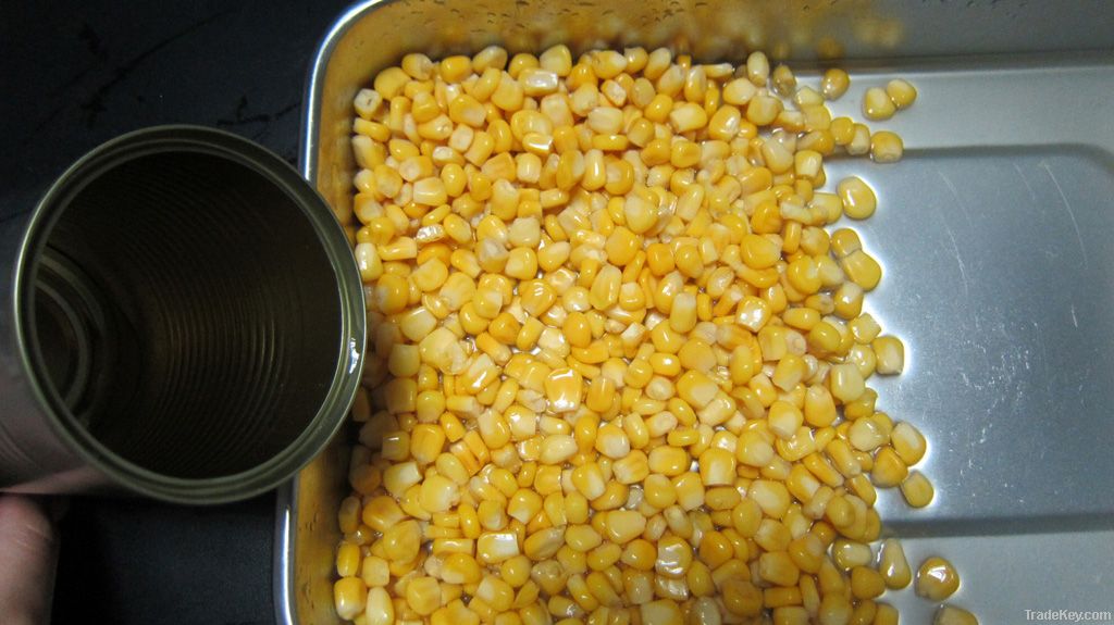 Canned sweet corn