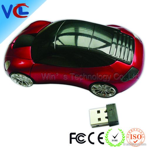 2.4Ghz Car Shape Wireless Mini Optical Mouse