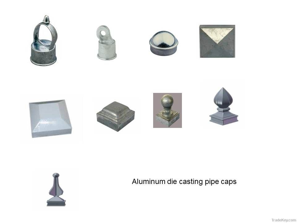 Fence pipe cap - Fence Decoration - Aluminum Fence Top Cap