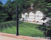 Welded mesh fence