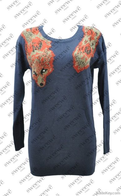 SWEEWE DRAGON PRINT SWEATER