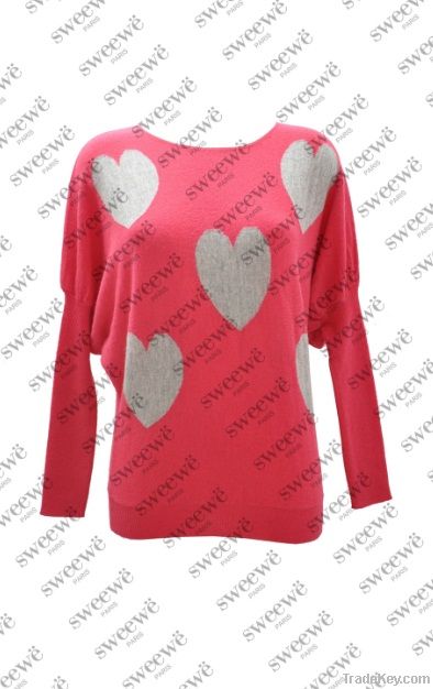 SWEEWE HEART BUNCH SWEATER