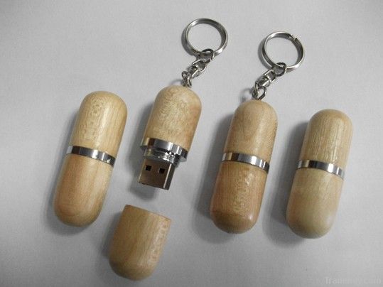 wooden USB flash drive