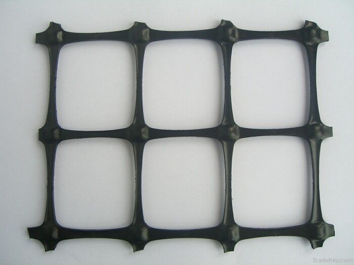 Plastic complex geogrid