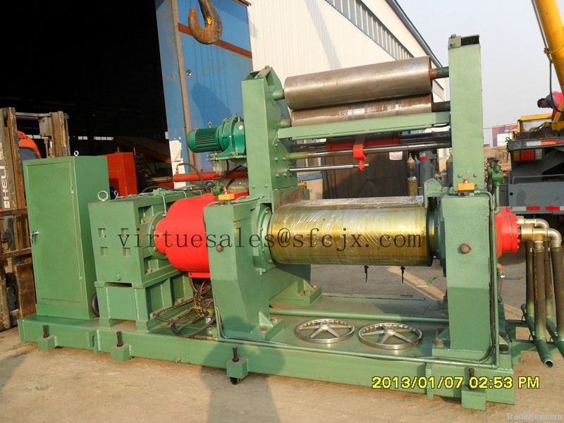 Rubber Mixing Mill with Anti Friction Roller Bearings