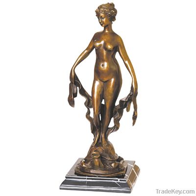 Bronze Woman Sculpture