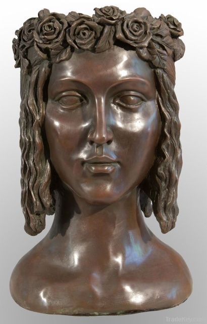 Bronze figure Sculpture (head sculpture)