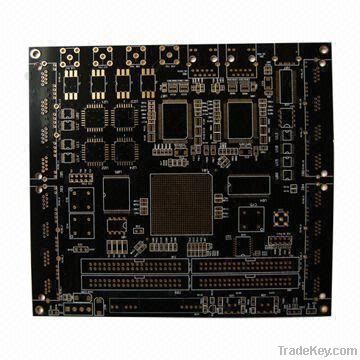 Ten layer PCB with immersion gold surface treatment