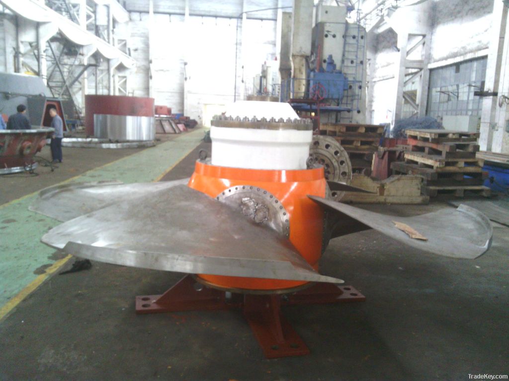 Bulb  turbine generator unit