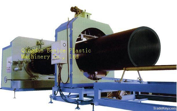 HDPE Large caliber Hollow wall Winding Pipe Production Line