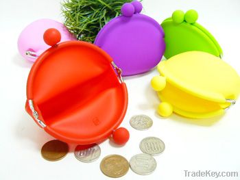 Silicone coin purse wallet