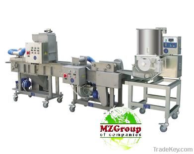 Hamburger Forming &amp; Crumbing Machine