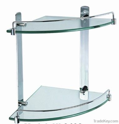 stainless steel bathroom 2 layer coner shelf