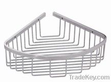 Wall mounted bathroom wire basket, net shelf,