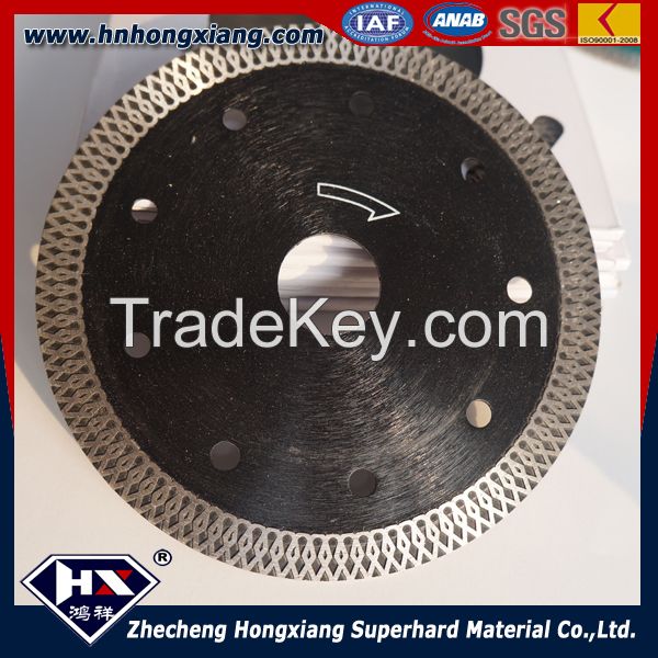 Cyclone mesh turbo diamond saw blade/ Wet cut/ Hot sale in 2016