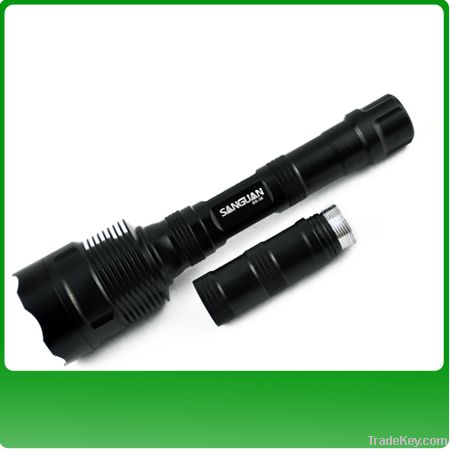 3X Cree XM-L T6 LED  rechargeable 3000 lumen led flashlight