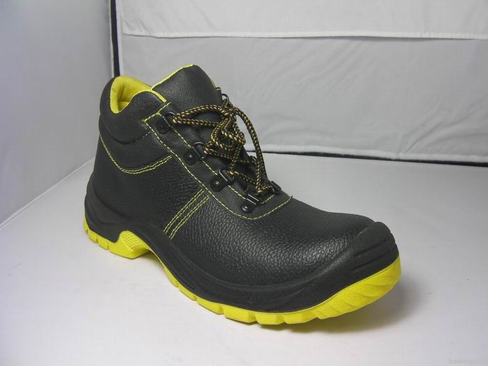 Working Safety Shoes Buffalo Leather Second Embossed PU