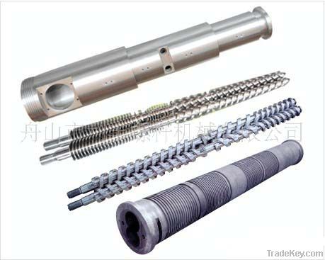 Extruder screw barrel