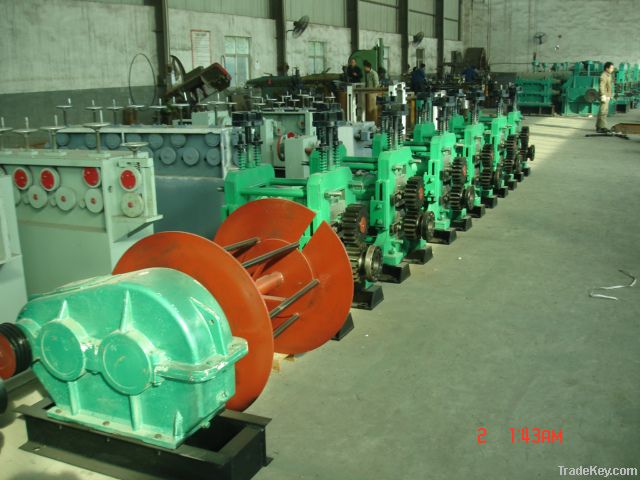 steel bar production line and steel bar rolling mill