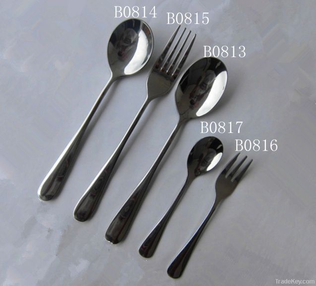 The production of stainless steel tableware, stainless steel tableware