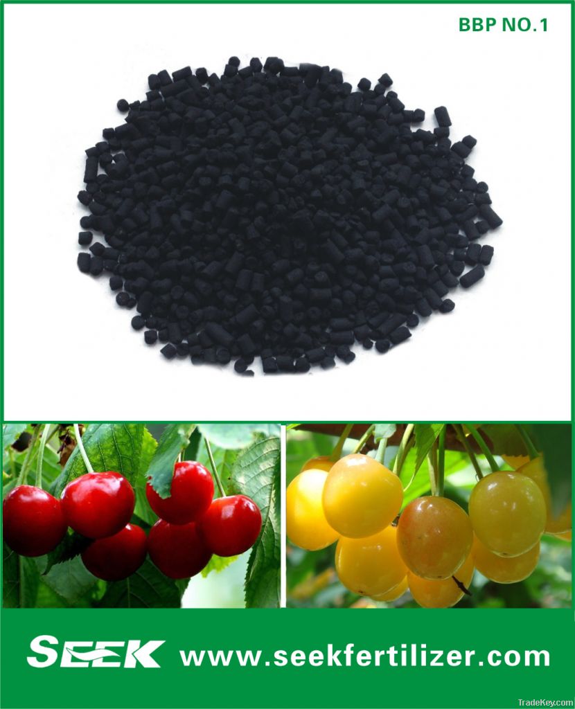 Bamboo charcoal granular fertilizer