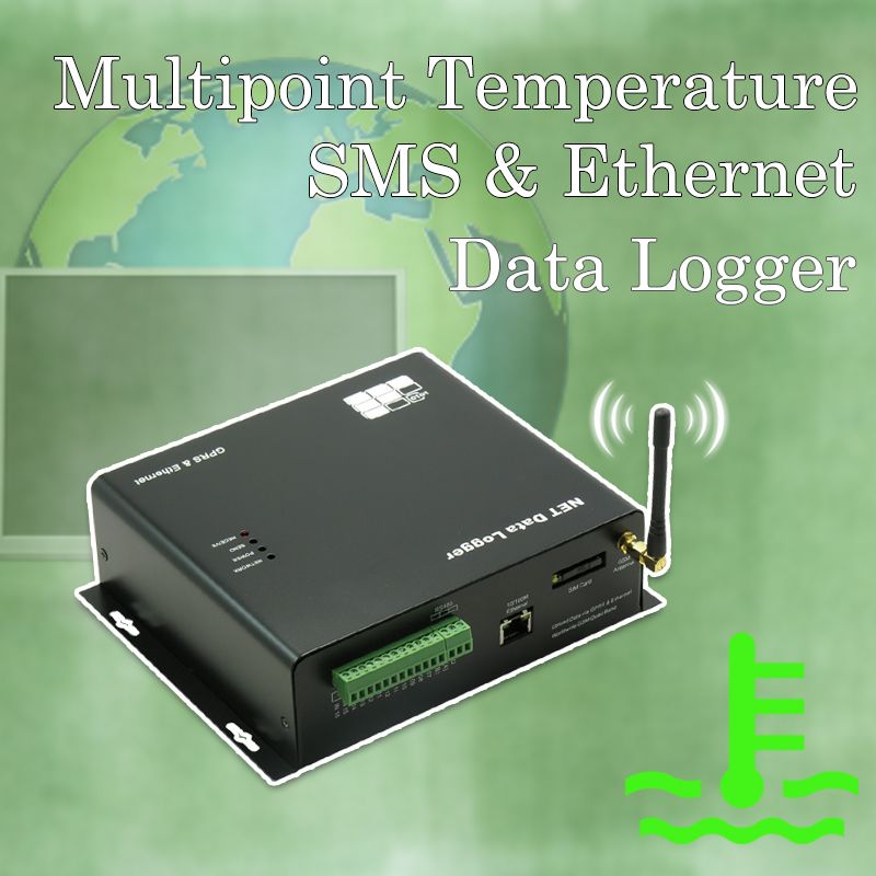 SMS Network Data Logger with multipoint sensors