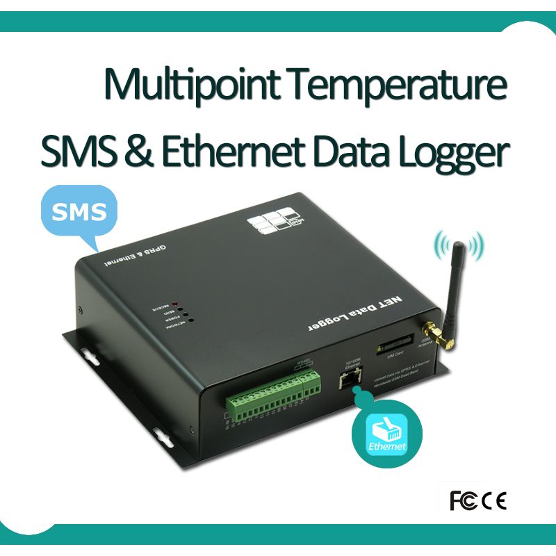 SMS Network Data Logger with multipoint sensors