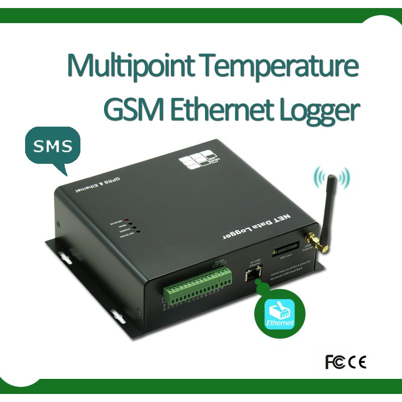 Multi-Temperature SMS NET Data Logger