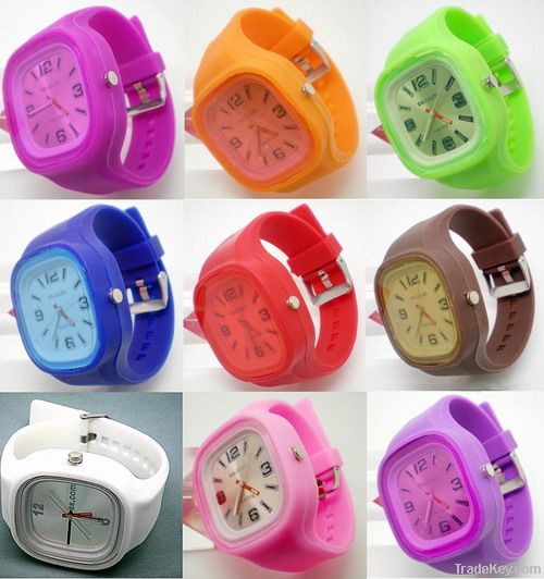 Hot selling silicone jelly watch