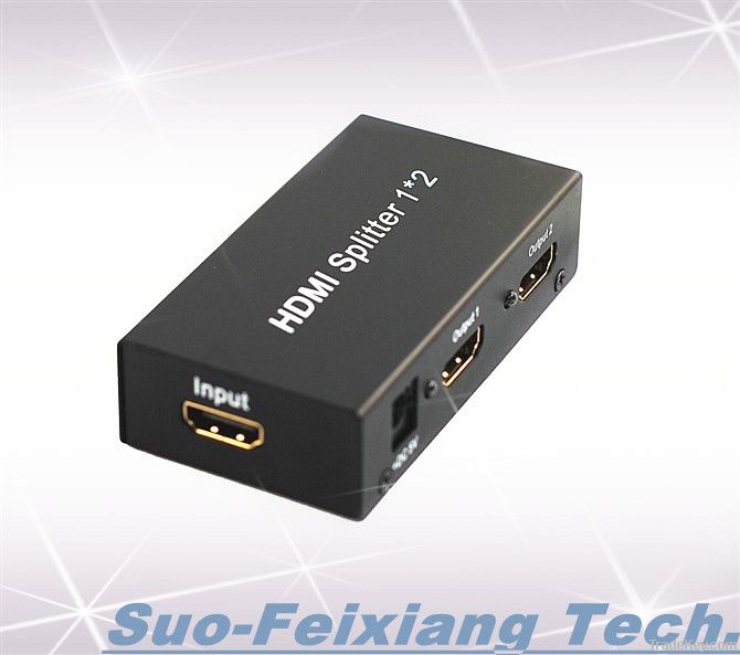 MINI 1x2 HDMI Splitter support 3D CEC