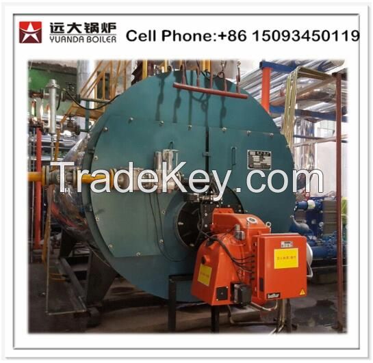 Gas fired steam boiler