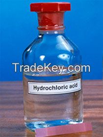 Transparent Liquid Hydrochloric Acid 31% 32% 33% 35% 36% 37%  for sale