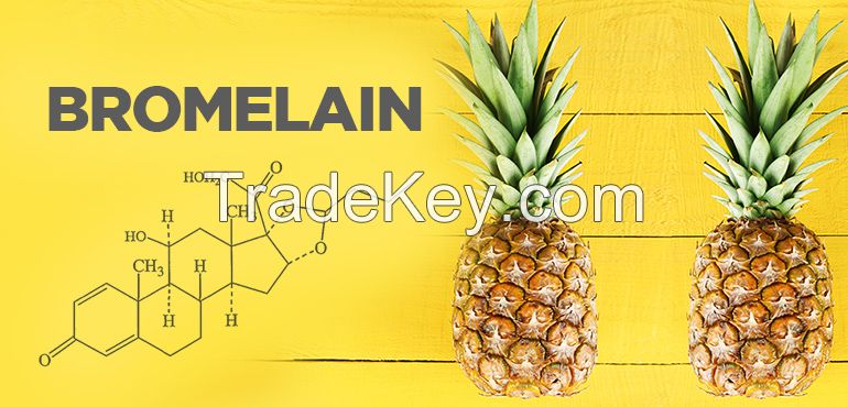 High Quality and Natural Pineapple Extract Enzyme Bromelain for sale