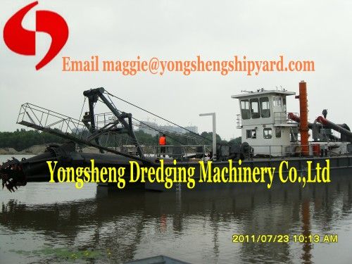 12 inch cutter suction sand dredger with dredging depth 12m