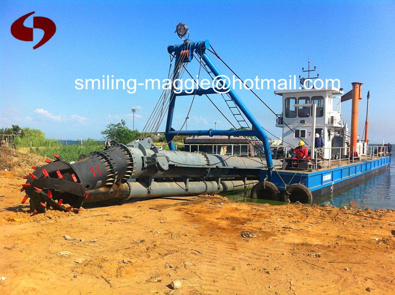 low price sand dredger with dredge depth 10m