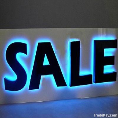 Metal Backlit LED Sign