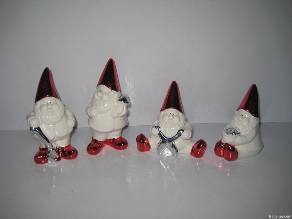 Porcelain Christmas Santa holiday gifts