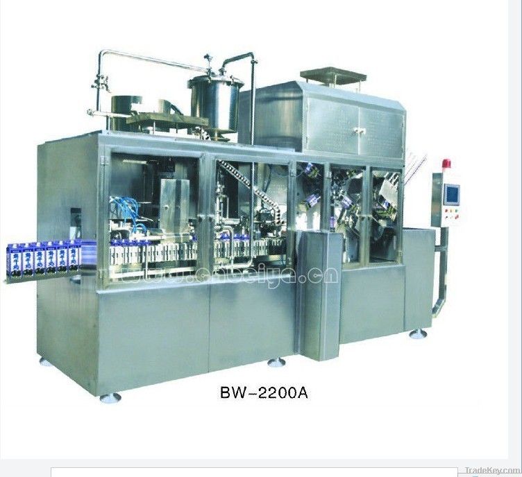 milk filling and sterilizing machine