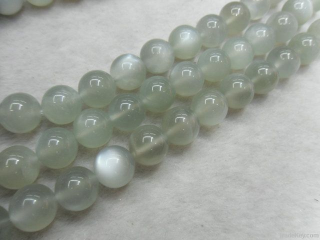 Moonstone round beads, Blue moonstone, Peach moonstone, White moonstone