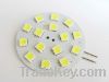 G4 12 LED 5050-15SMD Pure White Car Marine Light Bulb Lamp DC 12Volt H